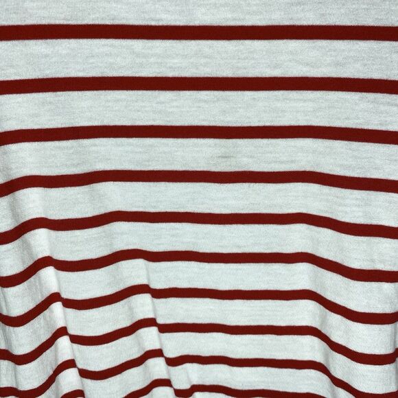 Ruffle Butts Red White Striped Ruffle Sleeve Long Sleeve Shirt Holiday Size 4T - Picture 5 of 8
